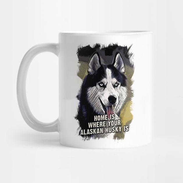 Alaskan Husky Dog Owner Quote by Naumovski